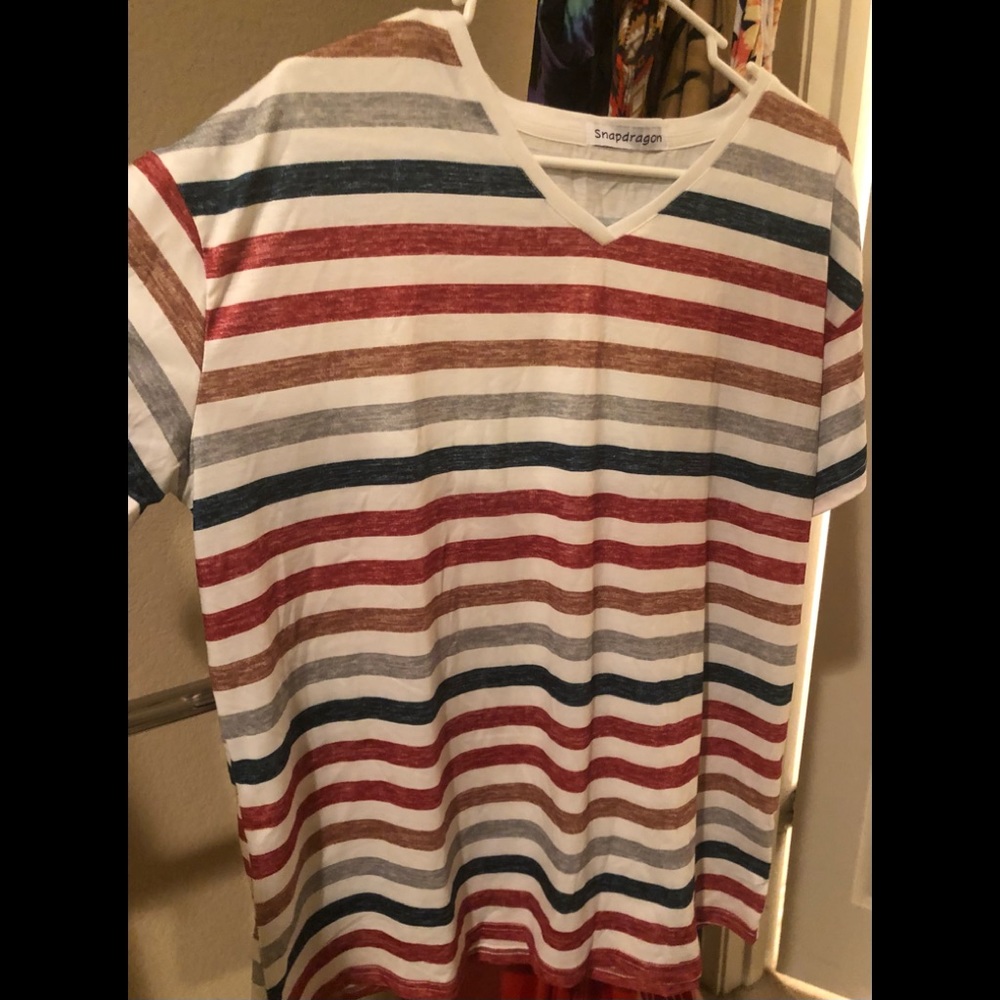 SnapDragon Boutique Stripped shirt